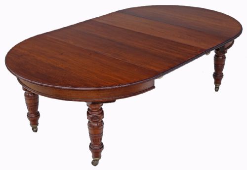 Victorian Walnut Extending Dining Table 8'X 4'6"