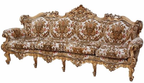 French Giltwood Sofa Settee Chaise Longue