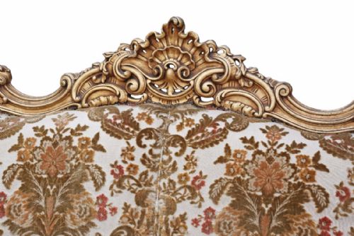 fig 1. French giltwood sofa settee chaise longue