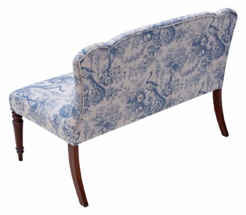 fig 2. Victorian mahogany small sofa seat window