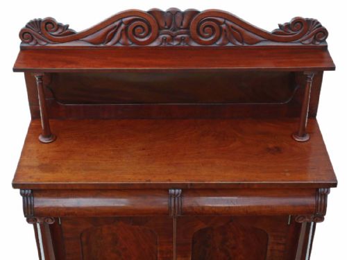 fig 1. Regency mahogany sideboard chiffonier