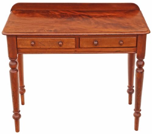 Victorian C1880 Mahogany Writing Desk or Dressing Table