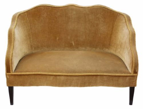 fig 1. Edwardian small sofa chaise longue
