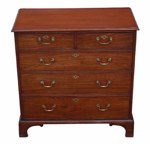 fig 1. Georgian chest of drawers mahogany