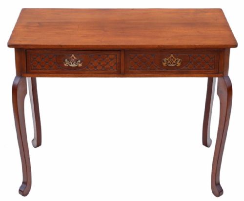 Victorian Aesthetic Mahogany Writing Desk or Dressing Table