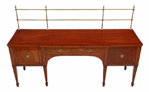 fig 1. Georgian flame mahogany sideboard chiffonier