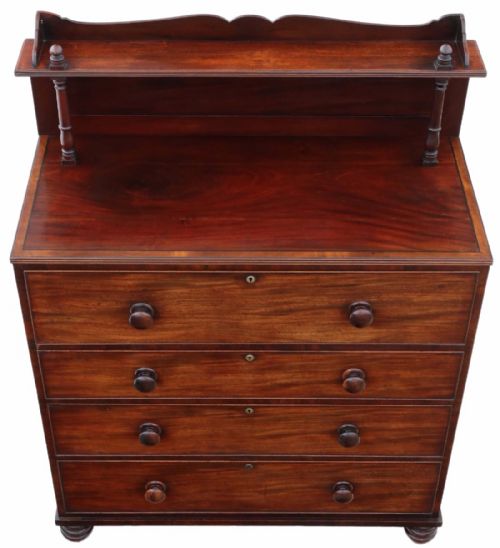 Regency Mahogany Secretaire
