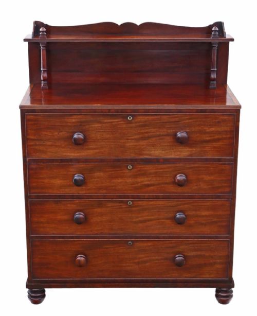 fig 1. Regency mahogany secretaire