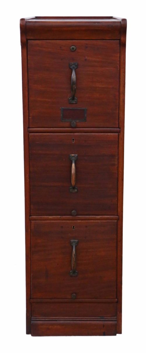 Globe Wernicke Mahogany Filing Cabinet