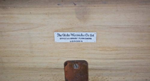 fig 3. Globe Wernicke mahogany filing cabinet