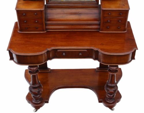 fig 1. Victorian Duchess mahogany dressing table