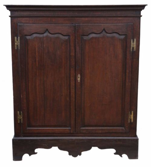 Georgian Oak Hall Housekeeper's Kitchen Larder Cupboard