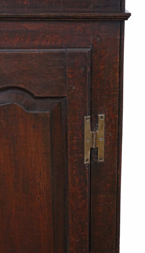 fig 1. Georgian oak hall housekeeper's kitchen larder cupboard