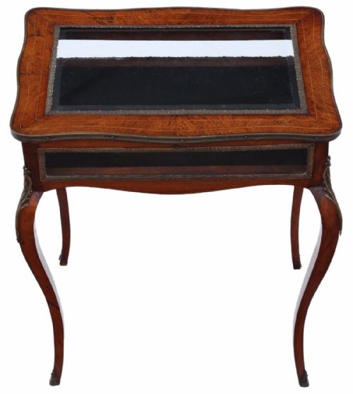 French Kingwood Ormolu Bijouterie Display Table