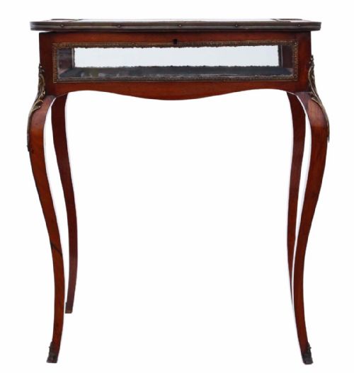 fig 2. French Kingwood ormolu bijouterie display table