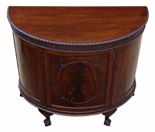 fig 1. Demi-lune console sideboard