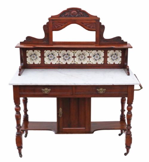 Mahogany Marble Washstand or Dressing Table