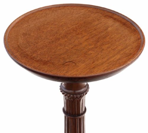 fig 2. Victorian mahogany torchiere jardiniere pedestal stand plant