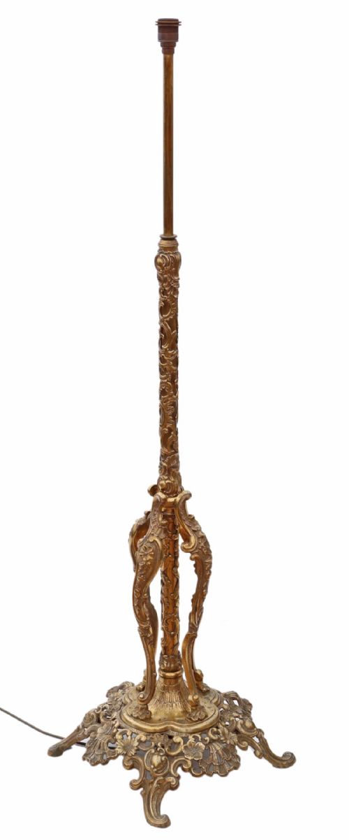 19th Century Ormolu Standard Reading Lamp