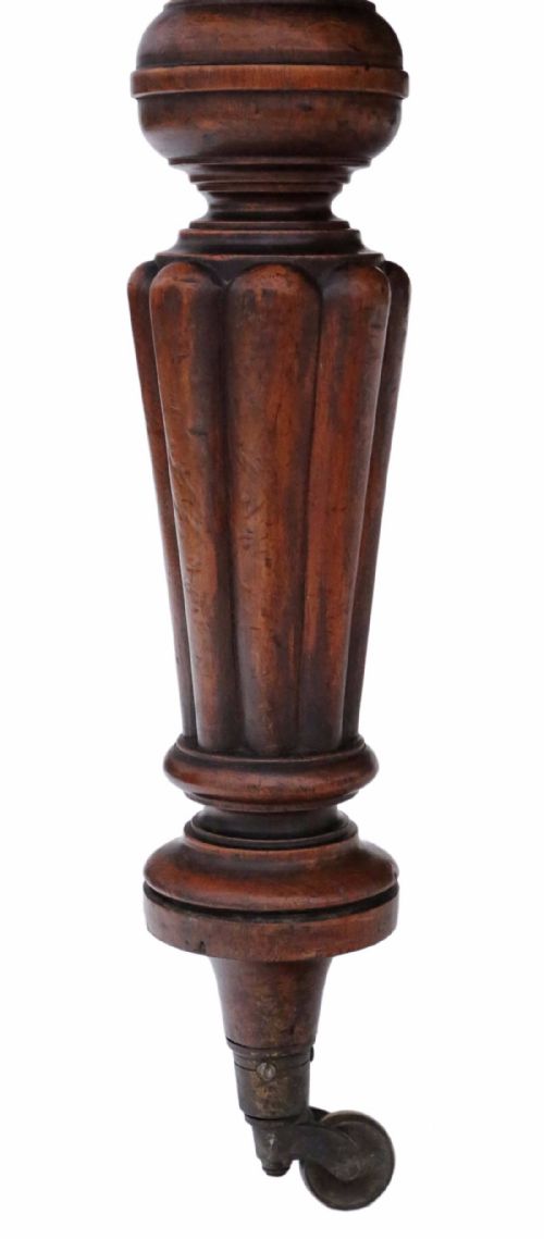 fig 2. Regency mahogany extending dining table 8'