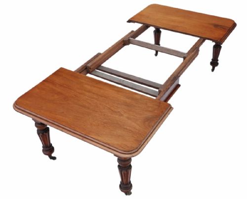 fig 3. Regency mahogany extending dining table 8'