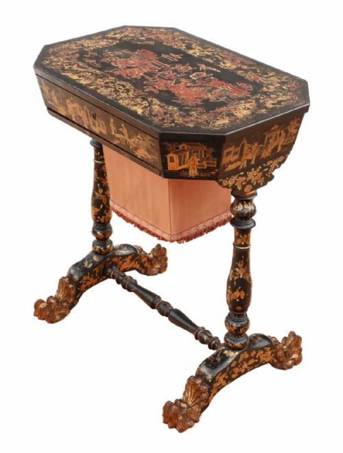 fig 1. Chinoiserie work table