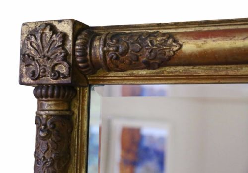 fig 1. Victorian gilt overmantle wall mirror