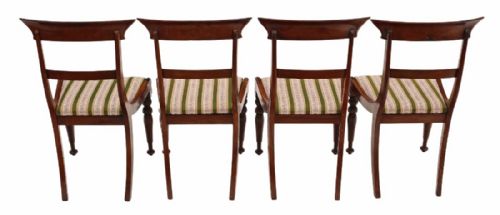 fig 1. Set of 4 Regency rosewood dining chairs