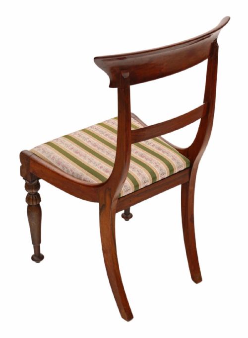 fig 3. Set of 4 Regency rosewood dining chairs