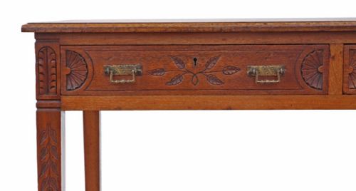 fig 2. Victorian carved walnut writing desk