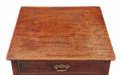 fig 1. Georgian two drawer lamp bedside table