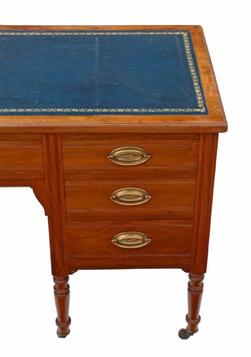 fig 2. Victorian walnut twin pedestal desk