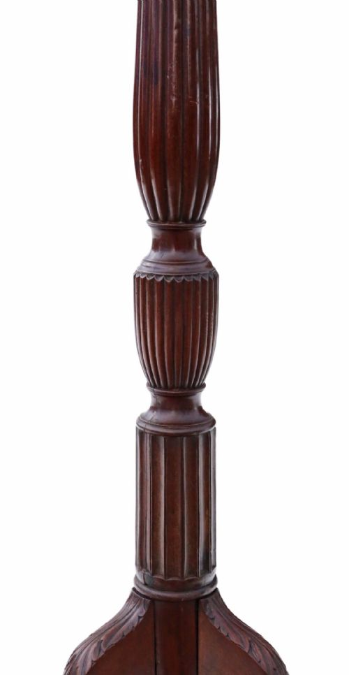 fig 2. Mahogany torchiere plant stand