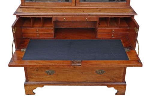 fig 2. Georgian mahogany secretaire bookcase