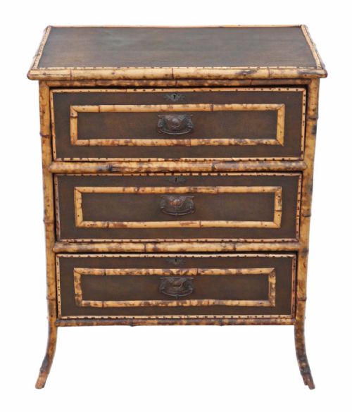 fig 1. Bamboo chest of drawers
