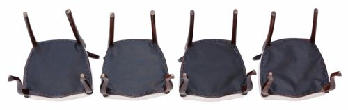 fig 2. Set of 4 walnut Victorian balloon back dining chairs