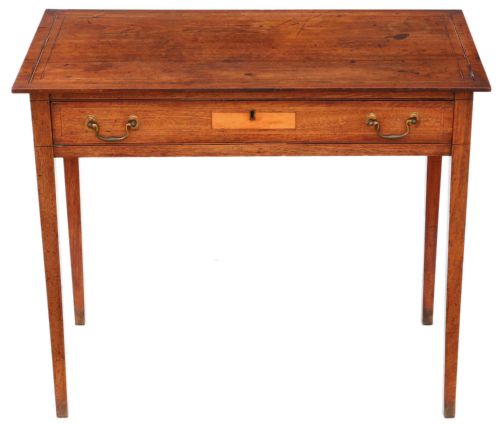 George III Inlaid Mahogany Writing Desk