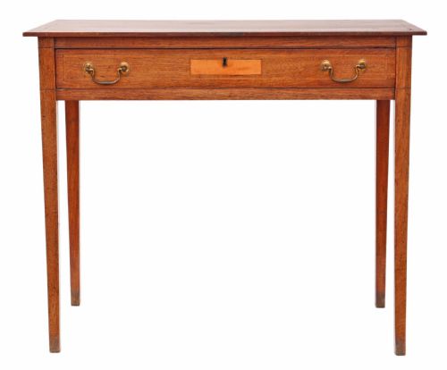 fig 2. George III inlaid mahogany writing desk