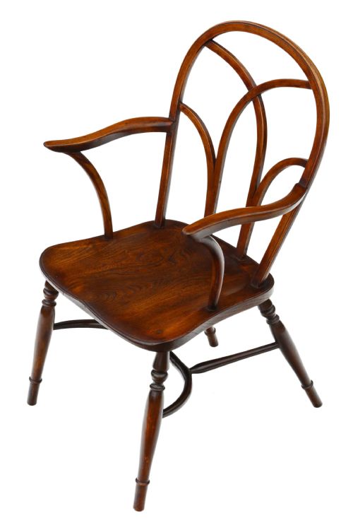 fig 1. 19th Century ash, beech & elm Windsor chair
