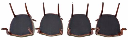 fig 2. Set of 4 Victorian walnut balloon back dining chairs