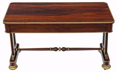 fig 1. Regency rosewood library writing desk