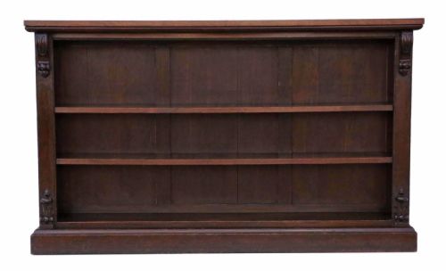 fig 1. Victorian adjustable walnut bookcase
