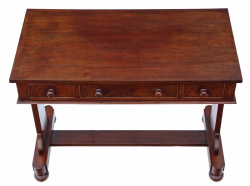 fig 1. Victorian mahogany desk
