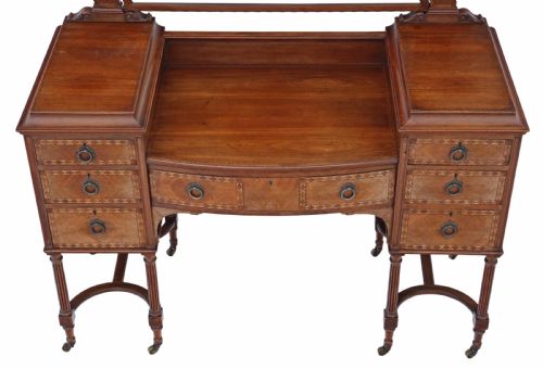 fig 2. Edwardian inlaid rosewood dressing table
