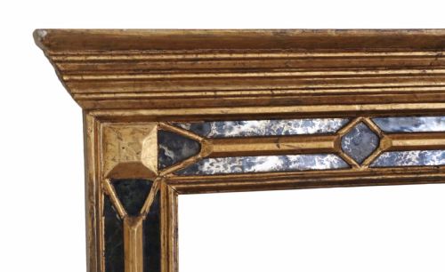 fig 1. Victorian full length gilt hall wall mirror