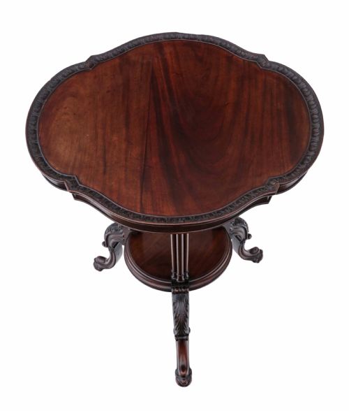 fig 1. Victorian mahogany centre table