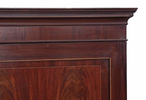 fig 1. Regency mahogany secretaire linen press