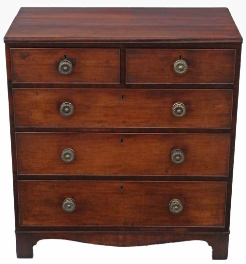 Georgian Mahogany C1800 Chest of Drawers