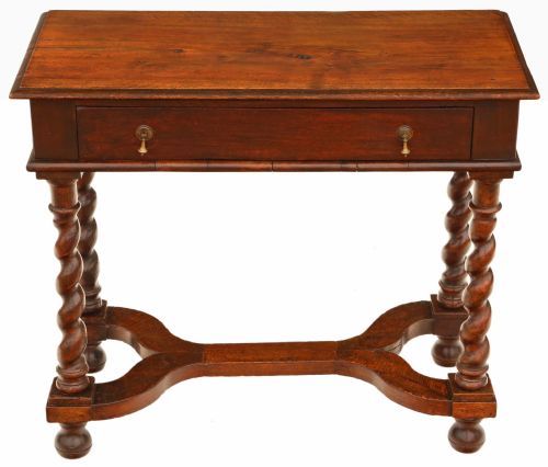 Georgian Walnut and Fruitwood Desk