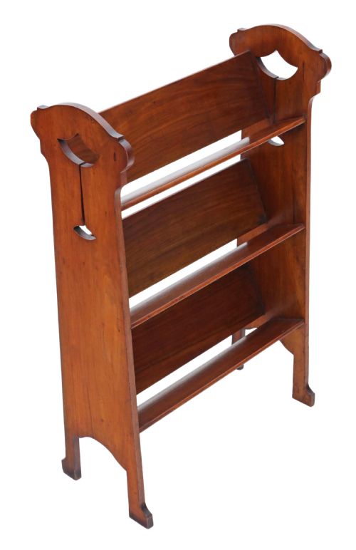 fig 1. Art Nouveau walnut bookcase